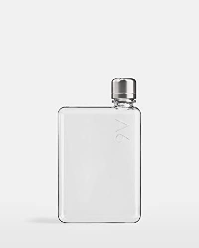 Memobottle A6 375ml ORIGINALE M001 - Botella de agua, color fabricada de plástico sin BPA - Memo reciclado reutilizable