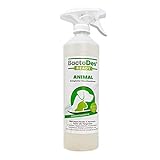 BactoDes Animal Ready – Eliminador de olores y manchas, spray listo para usar, limpiador enzimático contra orina de gato, orina de perro, olores de animales, 1 litro