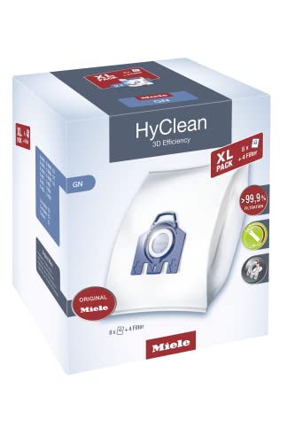 Miele Pack XL HyClean 3D Efficiency GN Bolsa recogepolvo, Fibralon, Azul
