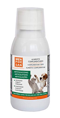 MENFORSAN Alimento complementario líquido para perros y gatos para Articulaciones 120ml, Suplemento que mejora problemas e infecciones articulares