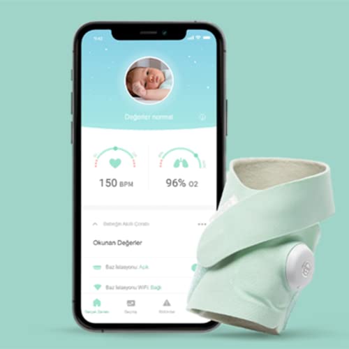 Owlet Vigilabebés Smart Sock 3 - Baby Monitor Inteligente con Frecuencia Cardíaca y Nivel de Oxígeno