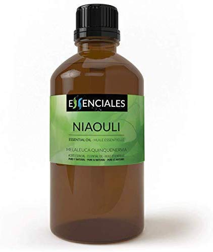 Essenciales - Aceite Esencial de Niaouli, 100% Puro, 100 ml | Aceite Esencial Melaleuca Quinquenervia