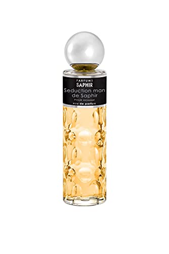 PARFUMS SAPHIR Seduction Man - Eau de Parfum con vaporizador para Hombre - 200 ml