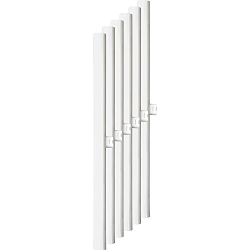 Müller-Licht – 400133 a, Juego de 6 LED HD de línea lámpara EQUIVALENTES a 37 W, plástico, S14D, color blanco, 50 x 3 x 3 cm