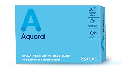 Aquoral Monodosis Gotas Oftálmicas - 20 unidades x 0.5 ml (Total: 10 ml)
