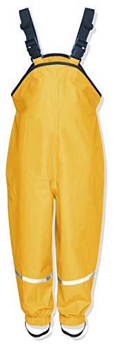 Playshoes Rain Overalls, Monos de lluvia, Unisex niños, Amarillo (Yellow), 80