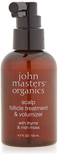 Tratamiento John Masters Organics profunda del cuero cabelludo folículo y voluminizador para el adelgazamiento del cabello, suero de cabello para cabello fino 125ml