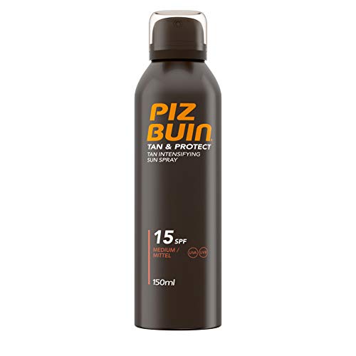 Piz Buin - Protector solar en espray con intensificador del bronceado Tan & Protect