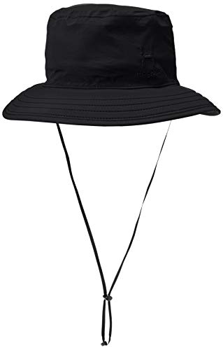 Haglöfs Proof Rain Hat Sombrero Panamá, Negro (True Black 2c5), Medium (Tamaño del Fabricante:M/L) Unisex Adulto