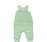 Popolini JOHANNA - Pijama de cuello redondo con elástico en la pierna (botones de presión en la entrepierna), color verde claro verde 74-80