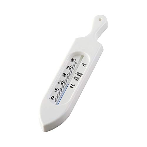 Rotho Babydesign Termómetro de baño, A partir de 0 meses, Líquido de medición sin mercurio, TOP, Blanco, 20057 0001 01