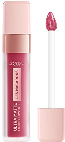 L'Oréal Paris Les Macarons Labial líquido mate Permanente , 820 Rosa Amarronado