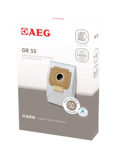 AEG GR 5S - Compatible gama Vampyrino, pack 8 bolsas y 2 microfiltros