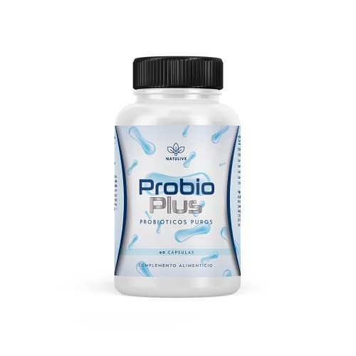 Probio Plus | Potente probiótico intestinal | alto contenido en probióticos y prebióticos | mejora el tracto digestivo y la salud estomacal | 60 caps.