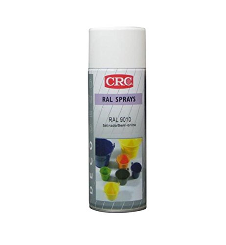 RC2 Corporation CRC 31313-AA - DECO RAL. Pintura de secado extra rápido. Alto brillo. RAL 9010 blanco brillo 400 ml