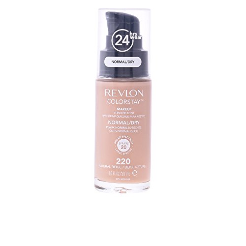 Revlon ColorStay Base de Maquillaje piel normal/seca FPS20 (#220 Natural Beige) 30 ml