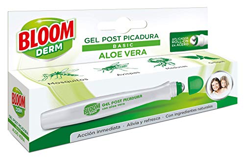 Bloom Derm Gel Post Picadura Con Aloe Vera, gel que alivia de manera rápida y eficaz el escozor por las picaduras de insectos