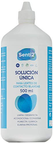 Senti2 Solución Única para Lentes de Contacto Blandas - 500 ml