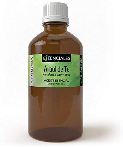 Essenciales - Aceite Esencial de Árbol de Té, 100% Puro, 200ml | Aceite Esencial Melaleuca Alternifolia - Tonificante, Antiséptico y Antifúngico