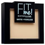 Maybelline New-York - Poudre Compacte Fit Me Matte & Poreless - Peaux normales à grasses - 120 Beige Rosé - 9 g