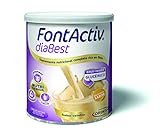 FontActiv diaBest Vainilla- Suplemento Nutricional con Fibra de Bajo Índice Glucémico para Adultos y Mayores - 400 gr