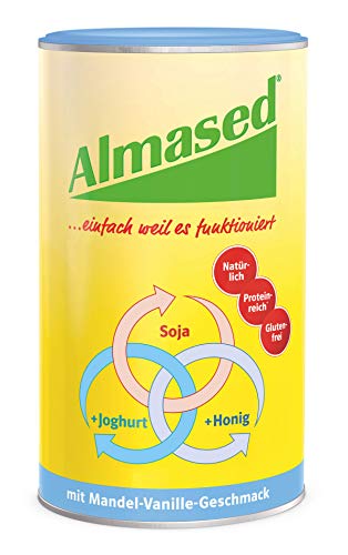 Almased Mandel-Vanille-Geschmack Pulver, 500 g Polvo