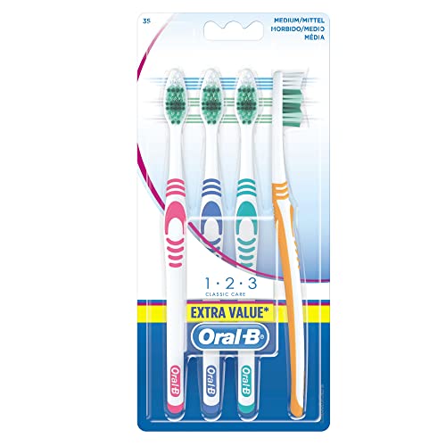 Oral B Cepillo Shiny Clean Medium Robin Hood 4 uds