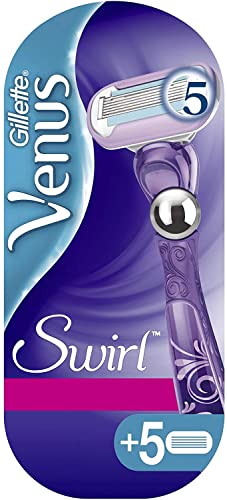 Gillette Venus Swirl Maquinilla de Afeitar Mujer + 6 Cuchillas de Recambios