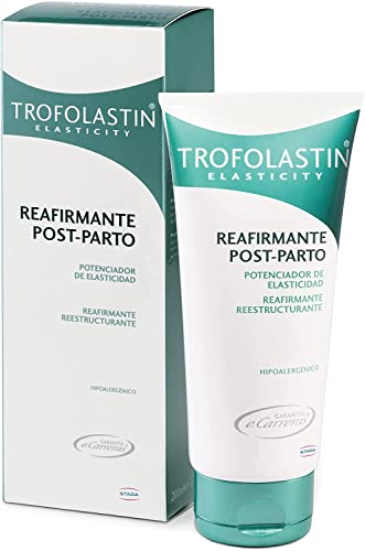 Trofolastin - Crema Reafirmante Post Parto - Reafirmante, reestructurante y combate la flacidez - Embarazo - 200ml