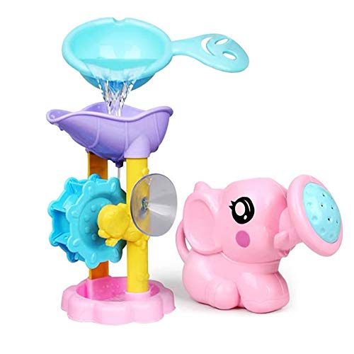 3 Piezas Elefante Chorro de Agua Bebé Baño Juguete,Juguetes de Baño de Bebé de Elefante Lindo,Regalo de Juguete de Baño para Lavabo Infantil de Ducha (Color Aleatorio)