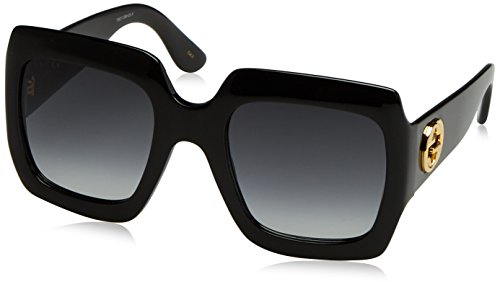Gucci Gafas de Sol GG0053S Black/Grey Shaded 54/25/140 mujer