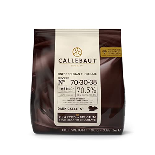 Chocolate negro en gotas Callebaut 70% bolsa de 400 gramos