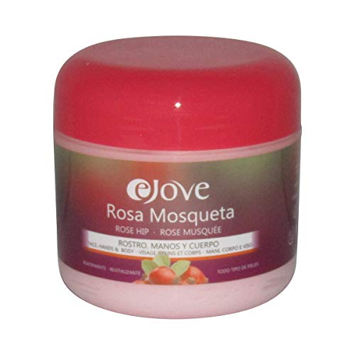 Ejove EJ018 Crema de Rosa Mosqueta para Rostro, Manos y Cuerpo 300 ml
