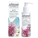 Marine Elements - Limpiador facial suave 100 ml para pieles secas, enrojecidas, delicadas e irritadas - Limpiador facial para adultos y niños (+3 años)