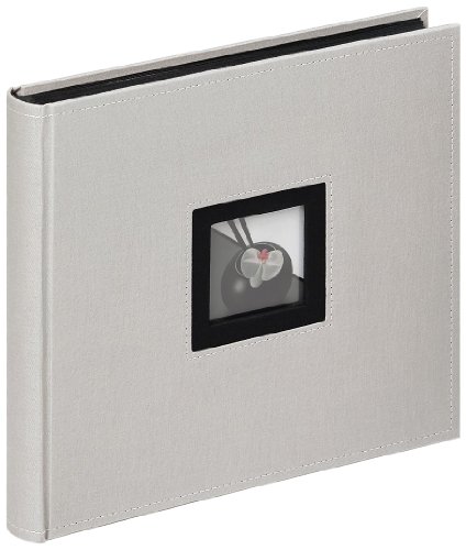 Walther Design, Álbum De Fotos, Black & White, Fa-209-D, 26x25 cm, 50 Páginas Negras, Gris