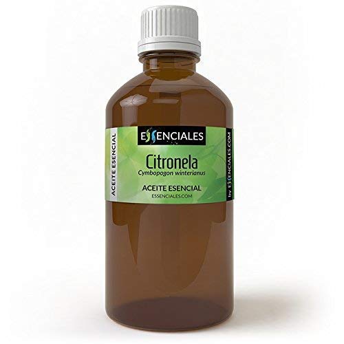 Essenciales - Aceite Esencial de Citronela, 100% Puro, 100 ml | Aceite Esencial Cymbopogon Winterianus