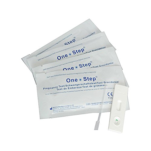 One Step - 5 Pruebas de Embarazo Formato Cassette 25 mIU