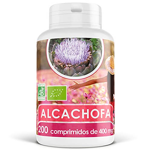 Alcachofa Orgánica - 400 mg - 200 comprimidos