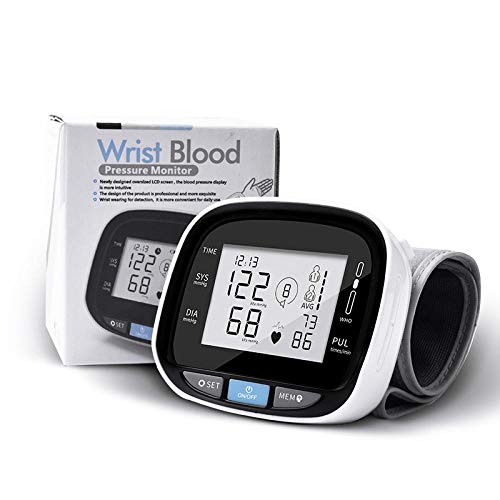 HJUNH Tensiómetro Digital de Muñeca Medidor de presión sanguínea de Voz Medidor de presión Arterial de Alta tensión, de Baja tensión, Medico, electrónico, Medico