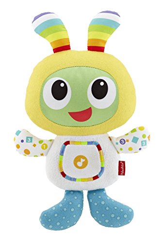Fisher-Price Mi primer robot Robi, juguete de peluche bebé +6meses (Mattel DPL48)