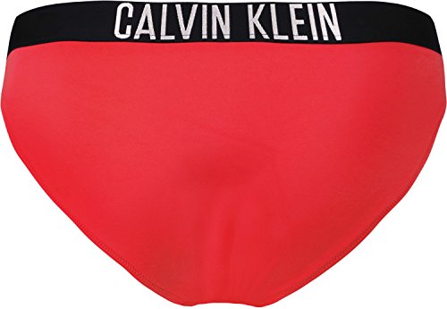 Calvin Klein Classic HR Braguita de Bikini, Rojo (High Risk Red 037), 40 (Talla del Fabricante: Large) para Mujer