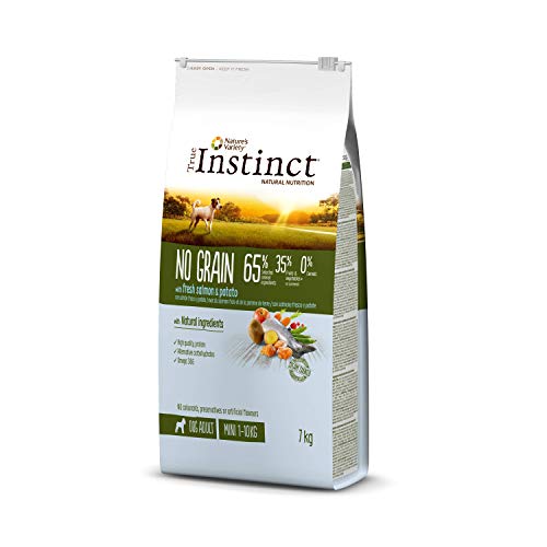 True Instinct No Grain - Nature's Variety - Pienso sin Cereales para Perro Adult Mini con Salmón - 7kg