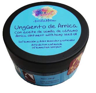 Crema de árnica - Dolor e inflamación muscular y articular - 100% natural y artesanal - 100 ml - Amalur Nature