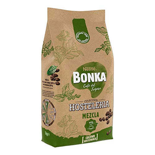 Bonka café tostado en grano para hostelería mezcla - 1 paquete x 1 kg