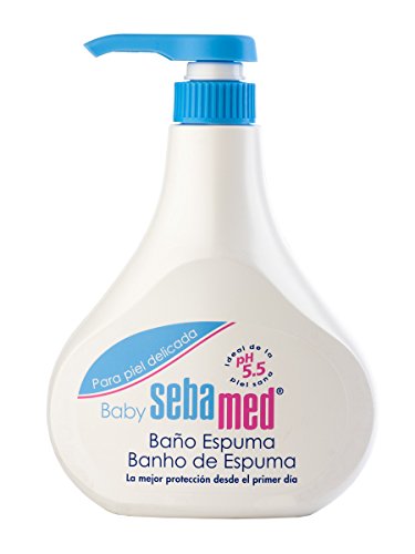 Sebamed Baby Espuma Baño - 500ml La formulación sin jabón con el pH de 5,5 refuerza el desarrollo del manto ácido del bebé y el equilibrio hídrico de la piel del bebé