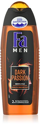La pasión Fa Duschgel hombres oscuro sensual fresca, Paquete 6er (6 x 250 ml)