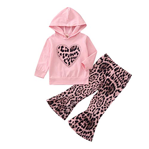 Comie Ropa de bebé, conjuntos de ropa para niños y niñas, pijama de algodón con peto para bebé, ropa de noche con capucha y disfraz. Rosa. 100 cm