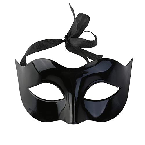 Ouinne Mascarada Máscara Veneciana Fiesta Mitad Rostro Vendimia Romano Veneciano para Hombres