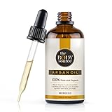 The Body Source - Puro Aceite de Argán 100% Orgánico, Rico en vitamina E y Antioxidantes Adecuados para el Cabello, la Piel, el Cuerpo y las Uñas, 100ml
