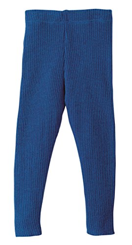 (50/56 0-3m, Navy) - Disana Knitted Baby Leggings/Trousers in Organic Merino Wool-Navy-50/56 0-3m